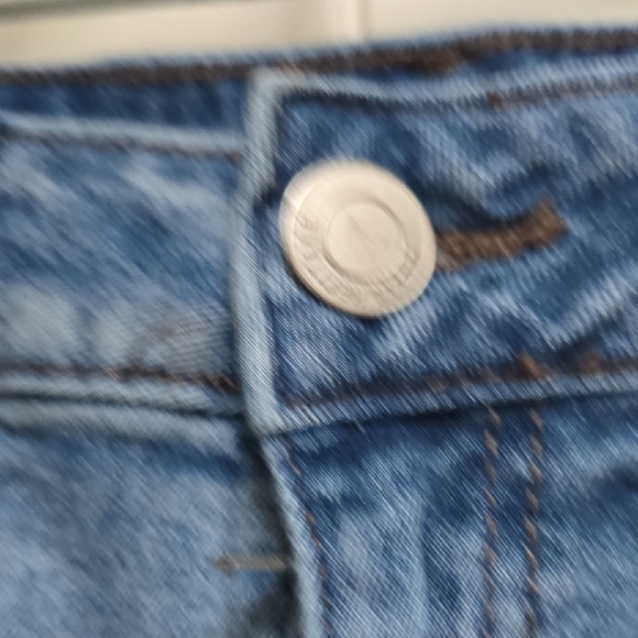 Junior Urban Heritage Denim 1975 Floral Embroidered Distressed Jean Shorts - Picture 4 of 8